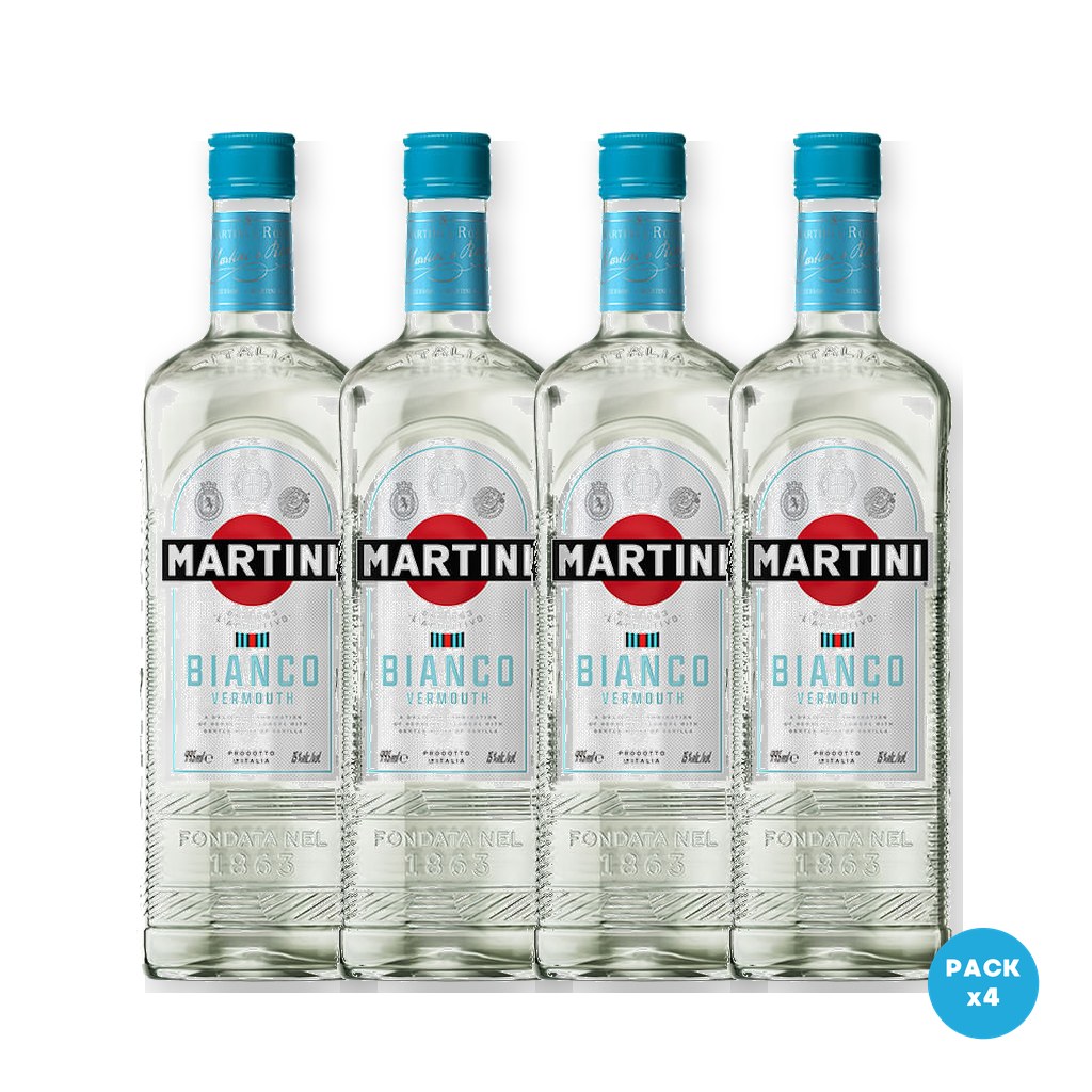 Martini – Vermouth Bianco 995ml – 4 unidades Martini - Vermouth Bianco 995ml - 4 unidades