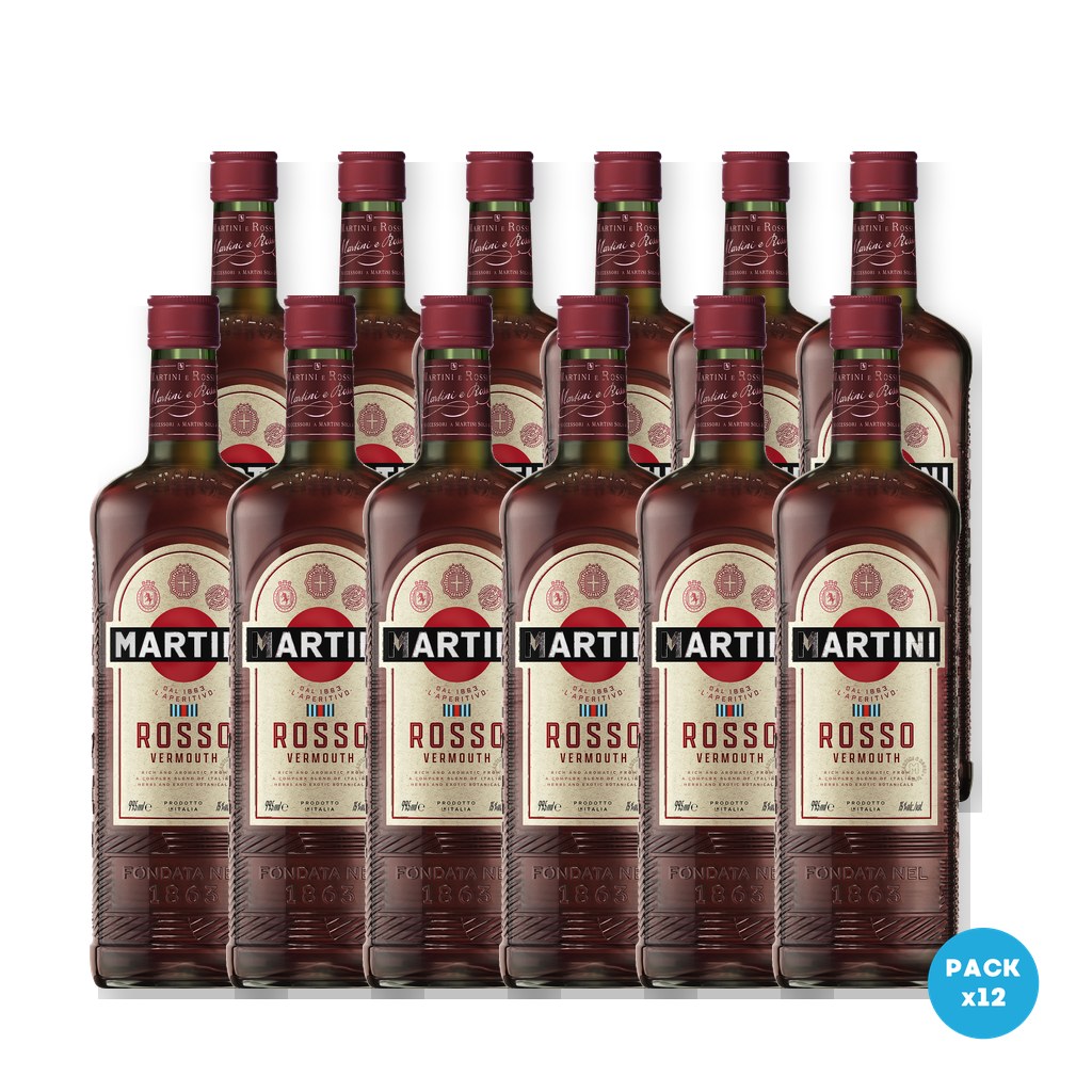 Martini – Vermouth Rosso 995ml – 12 unidades Martini - Vermouth Rosso 995ml - 12 unidades