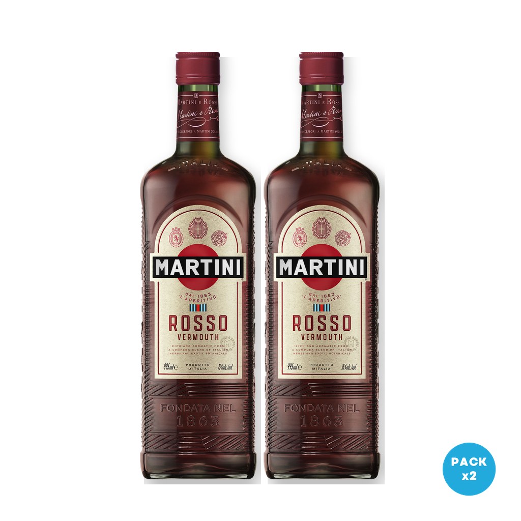 Martini – Vermouth Rosso 995ml – 2 unidades Martini - Vermouth Rosso 995ml - 2 unidades