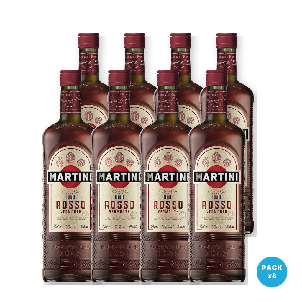Martini – Vermouth Rosso 995ml – 8 unidades Martini - Vermouth Rosso 995ml - 8 unidades