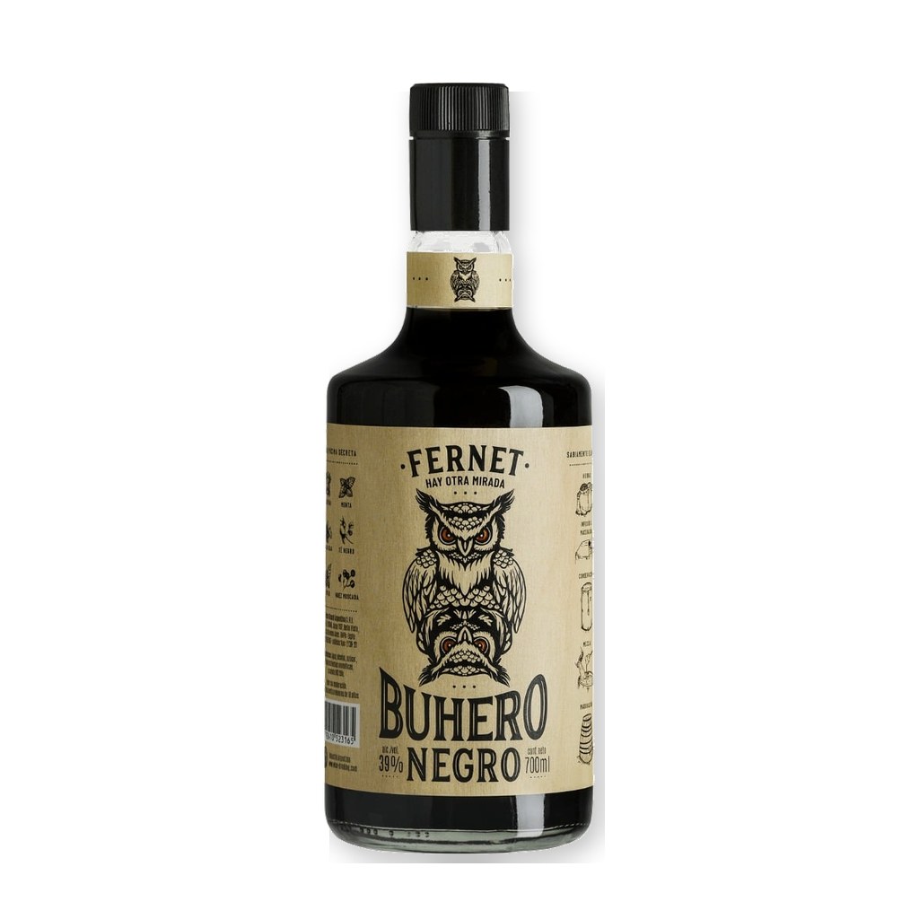 Buhero Negro - Fernet 700ml - 1 unidad