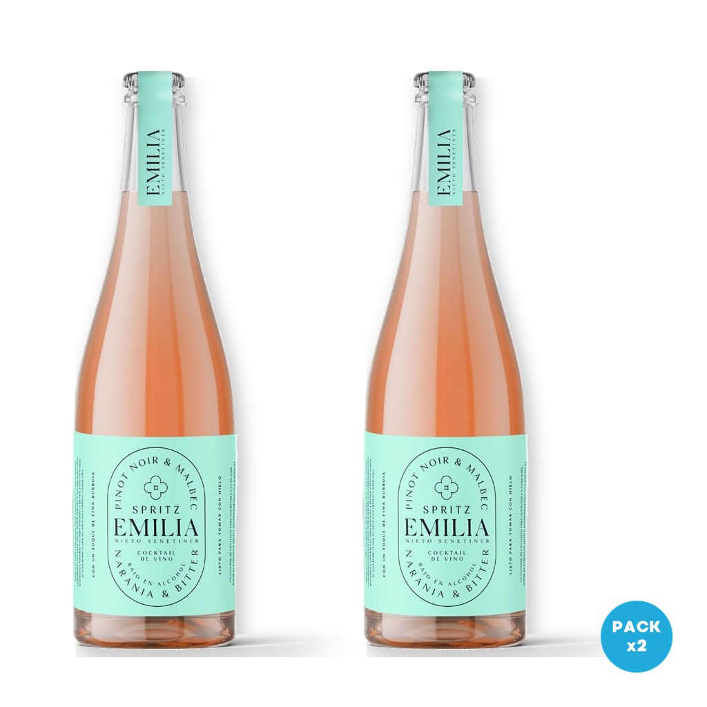 Emilia – Aperitivo Cocktail Con Alcohol Con Spritz 750ml – 2 unidades Emilia - Aperitivo Cocktail Con Alcohol Con Spritz 750ml - 2 unidades