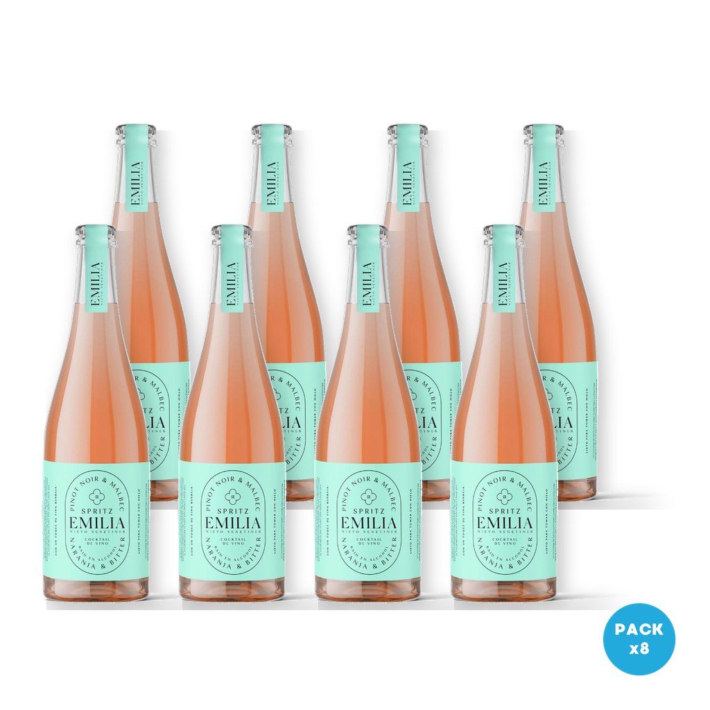 Emilia – Aperitivo Cocktail Con Alcohol Con Spritz 750ml – 8 unidades Emilia - Aperitivo Cocktail Con Alcohol Con Spritz 750ml - 8 unidades