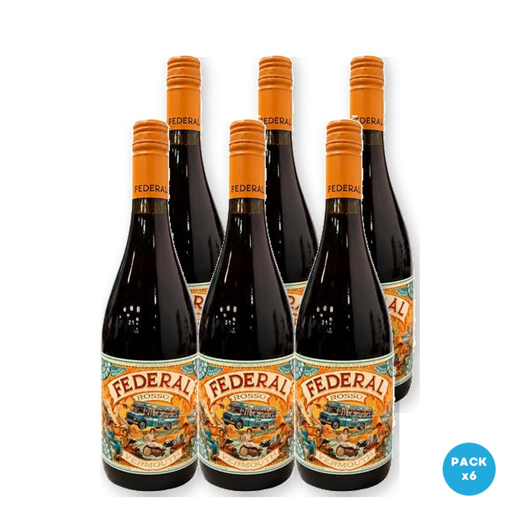Federal – Vermouth Rosso 750ml – 6 unidades Federal - Vermouth Rosso 750ml - 6 unidades