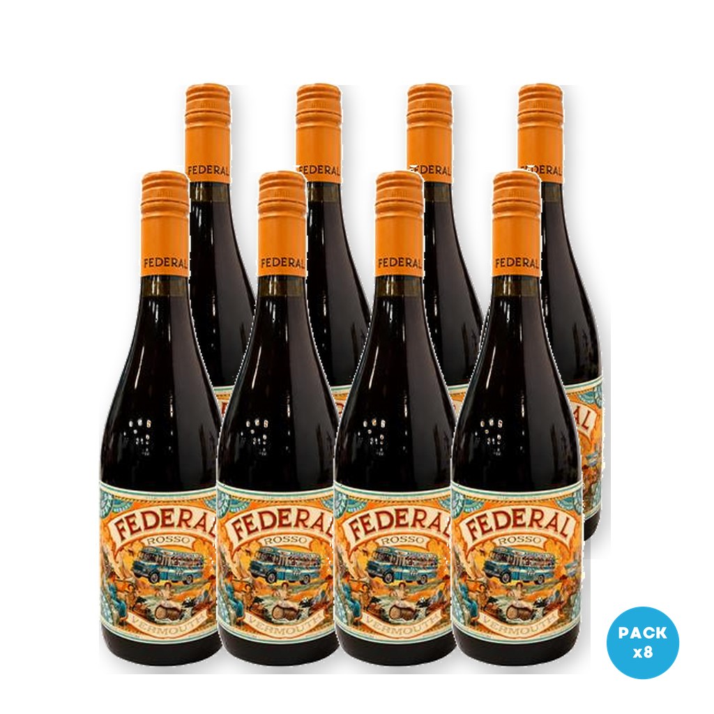 Federal – Vermouth Rosso 750ml – 8 unidades Federal - Vermouth Rosso 750ml - 8 unidades