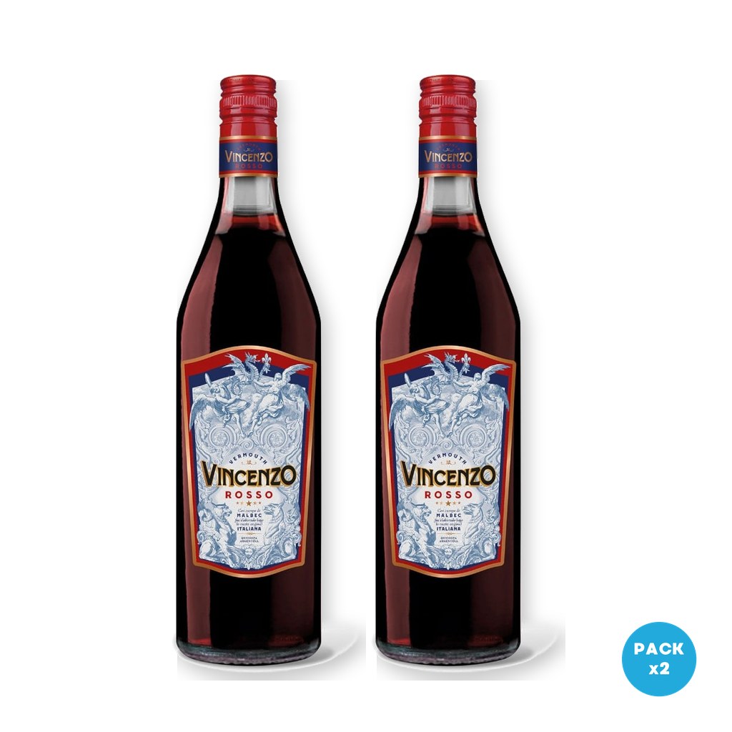 Vicenzo – Vermouth Rosso 950ml – 2 unidades Vicenzo - Vermouth Rosso 950ml - 2 unidades