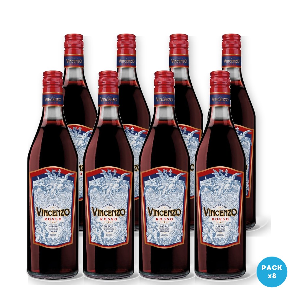 Vicenzo – Vermouth Rosso 950ml – 8 unidades Vicenzo - Vermouth Rosso 950ml - 8 unidades