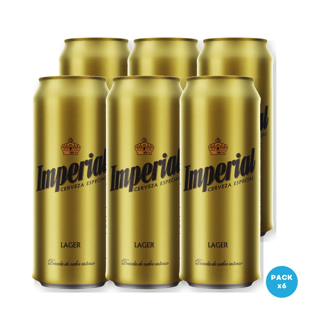Imperial - Cerveza Rubia Lata 473ml - 1 Six Pack