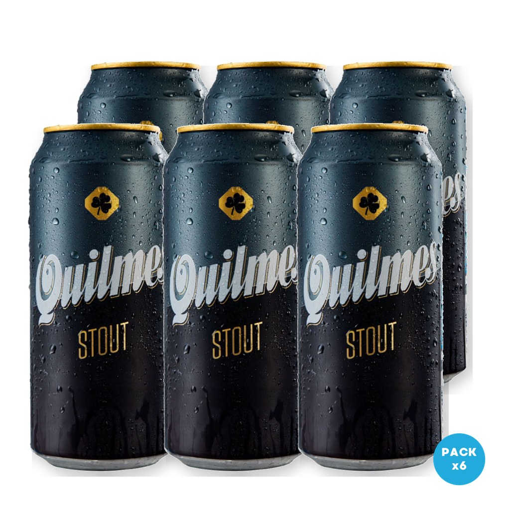 Quilmes - Cerveza Negra Stout Lata 473ml - 1 Six Pack