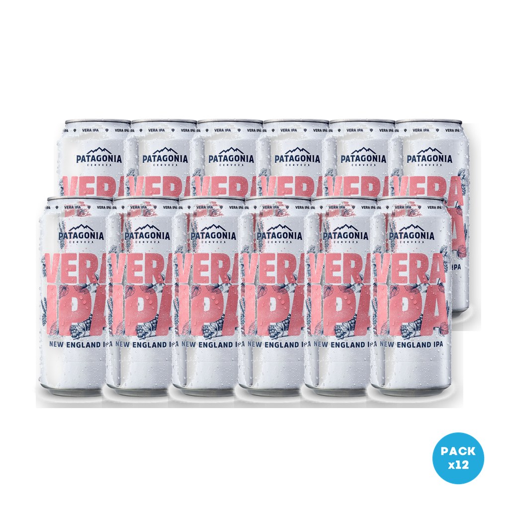 Patagonia – Cerveza Vera IPA Lata 473ml – 2 Six Packs Patagonia - Cerveza Vera IPA Lata 473ml - 2 Six Packs
