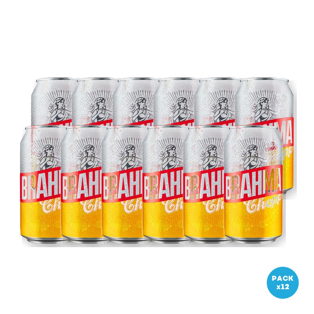 Brahma – Cerveza Rubia Lata 354ml – 2 Six Packs Brahma - Cerveza Rubia Lata 354ml - 2 Six Packs