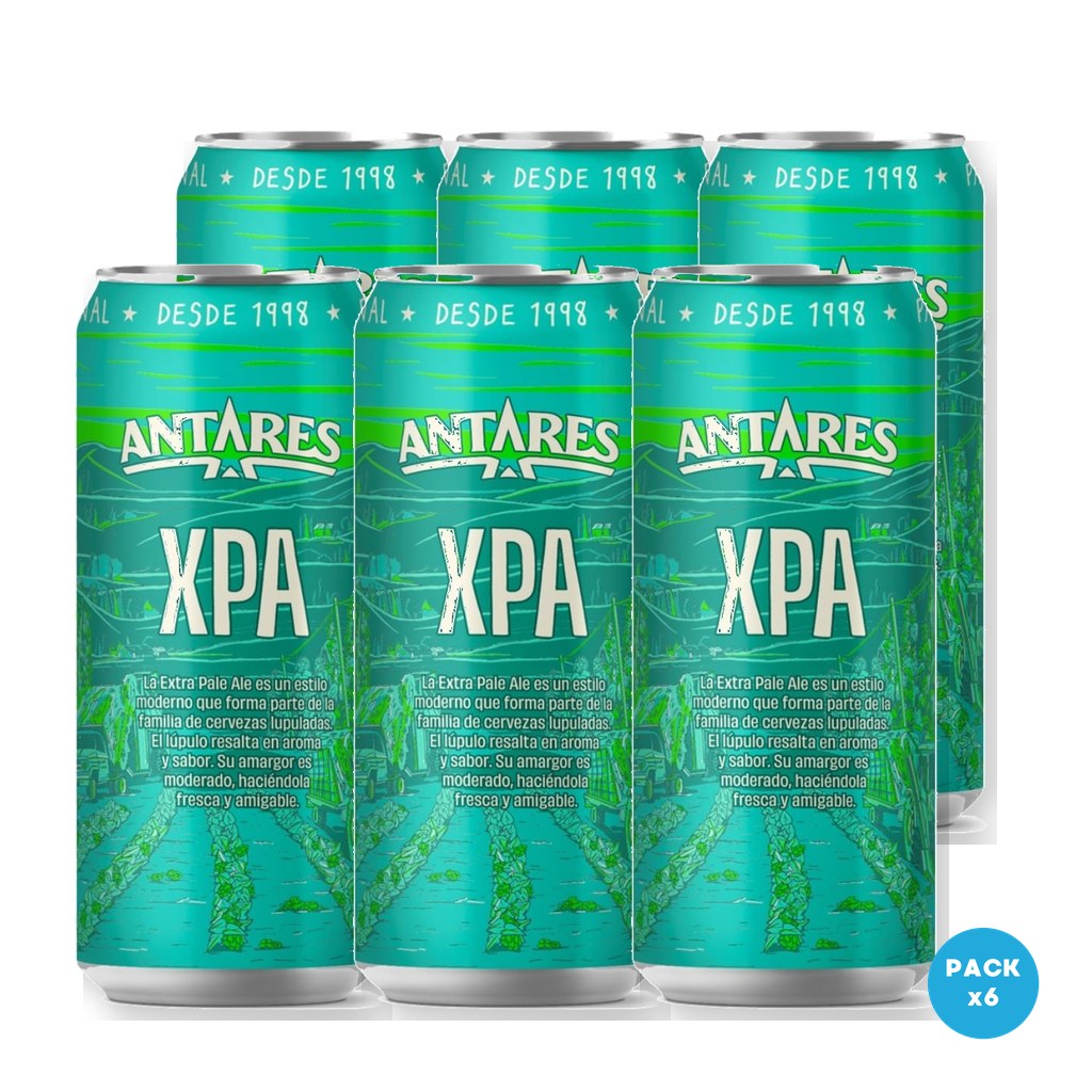 Antares - Cerveza Artesanal IPA XPA Lata 473ml - 1 Six Pack