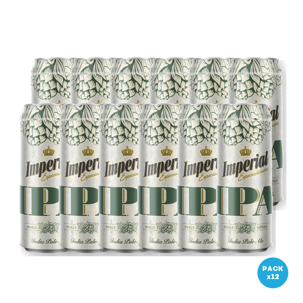 Imperial – Cerveza IPA Lata 473ml – 2 Six Packs Imperial - Cerveza IPA Lata 473ml - 2 Six Packs