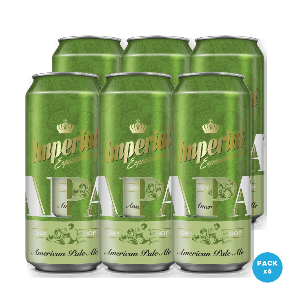 Imperial - Cerveza Rubia APA Lata 473ml - 1 Six Pack