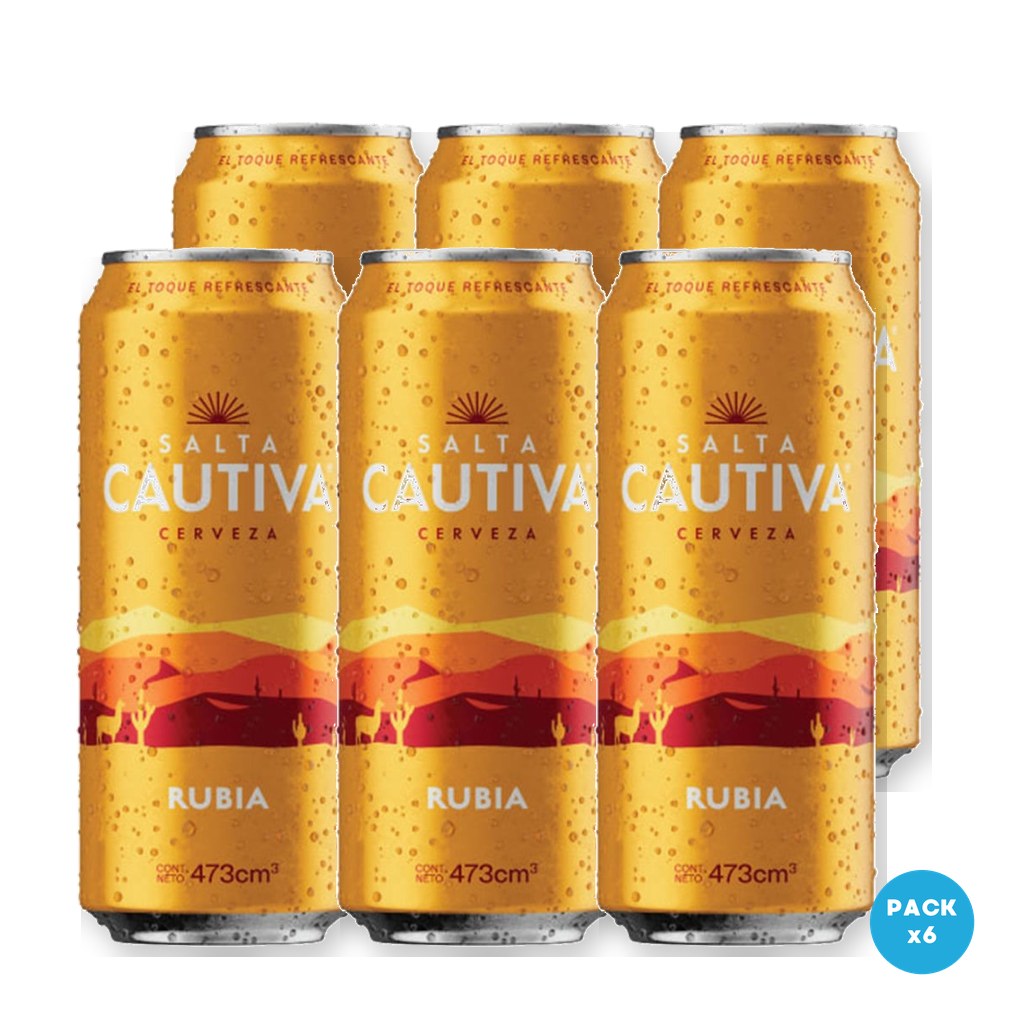 Salta Cautiva - Cerveza Blanca Lata 473ml - 1 Six Pack