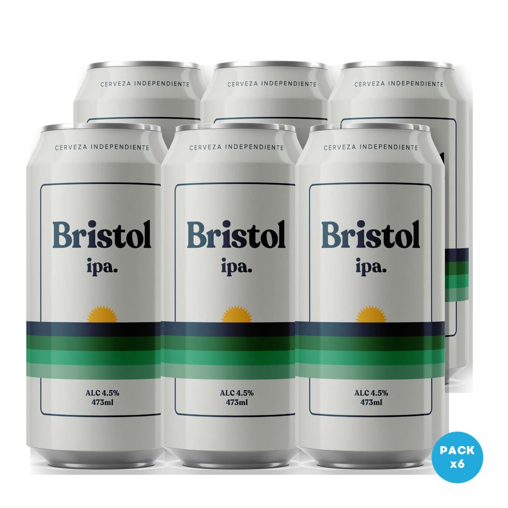 Bristol - Cerveza IPA Lata 473ml - 1 Six Pack