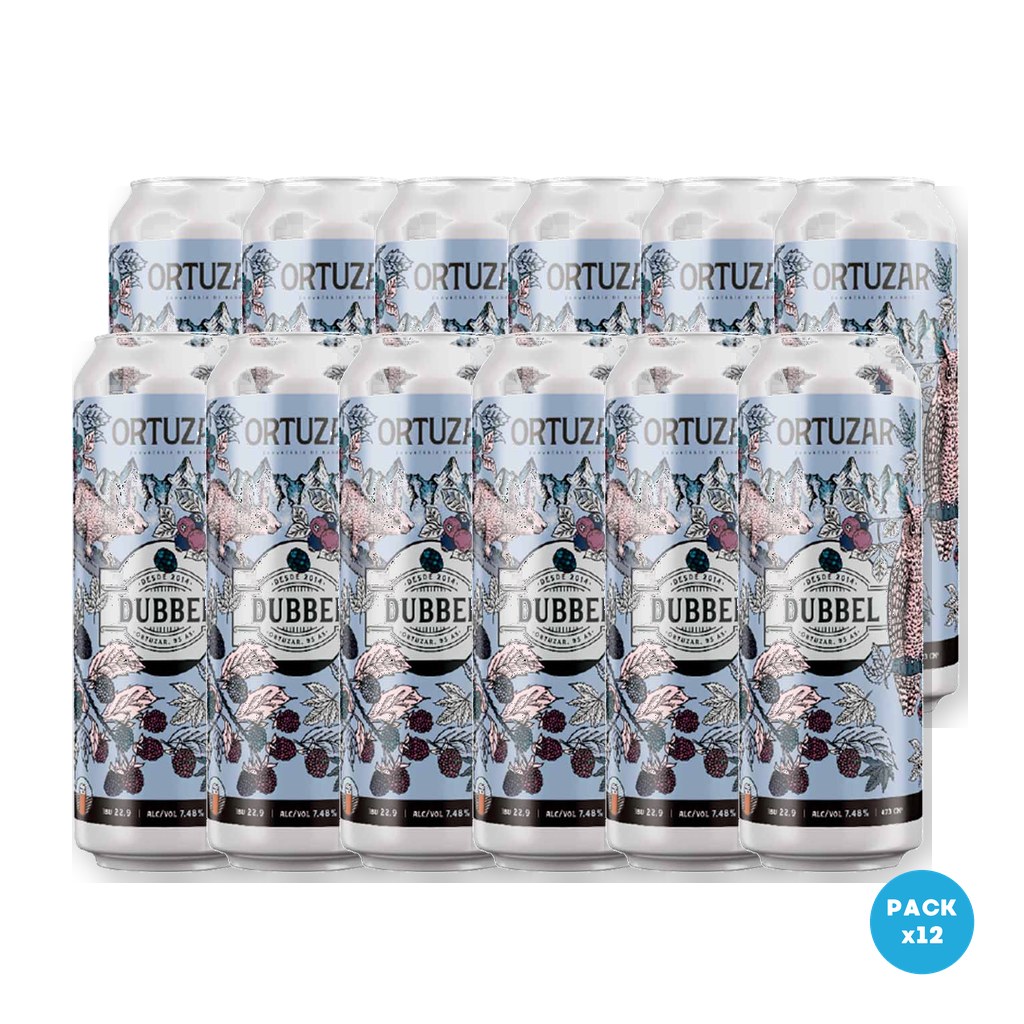 Ortúzar – Cerveza Dubbel Lata 473ml – 2 Six Packs Ortúzar - Cerveza Dubbel Lata 473ml - 2 Six Packs