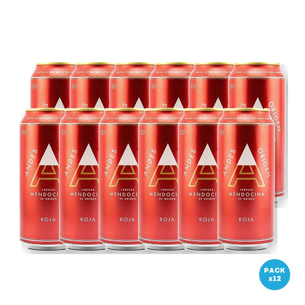 Andes Origen – Cerveza Roja Lata 473ml – 2 Six Packs Andes Origen - Cerveza Roja Lata 473ml - 2 Six Packs