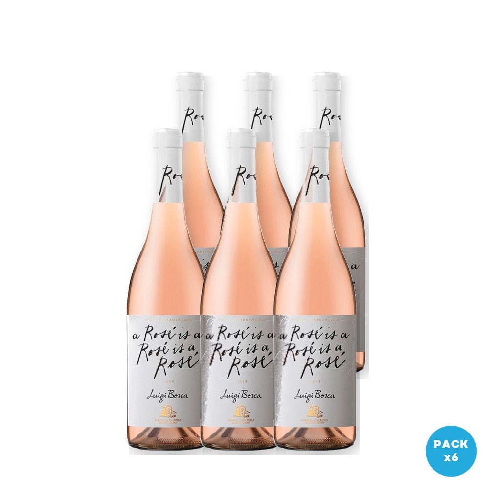 Luigi Bosca - Vino Rose Is A Rose Rosado 750ml - 6 unidades