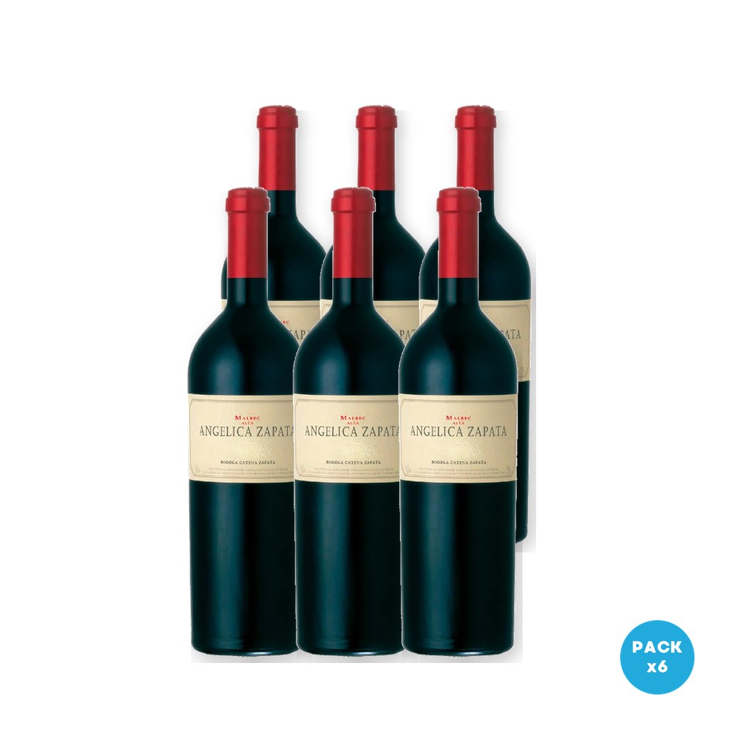 Angélica Zapata - Vino Alta Malbec 750ml - 6 unidades