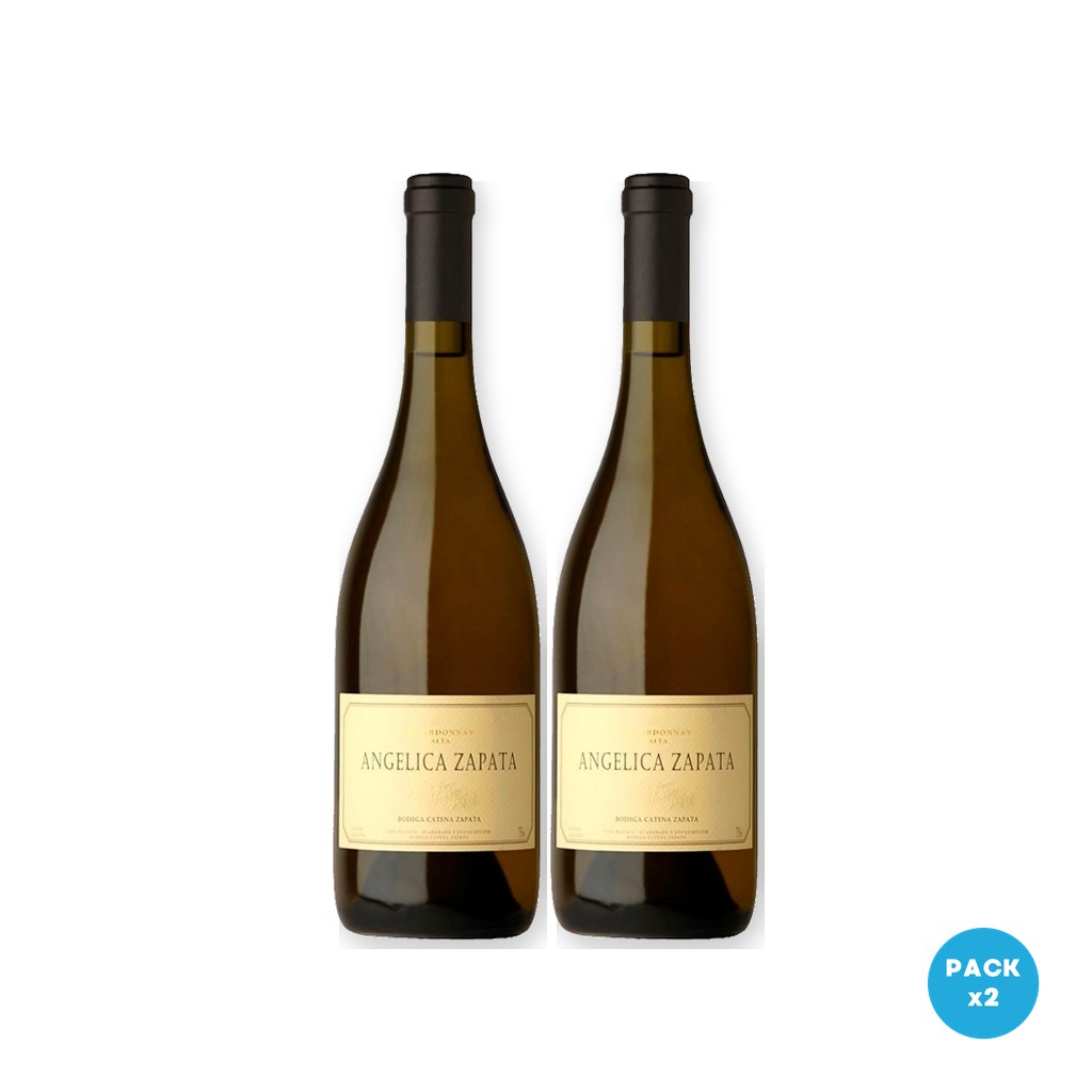 Angélica Zapata – Vino Alta Chardonnay 750ml – 2 unidades Angélica Zapata - Vino Alta Chardonnay 750ml - 2 unidades