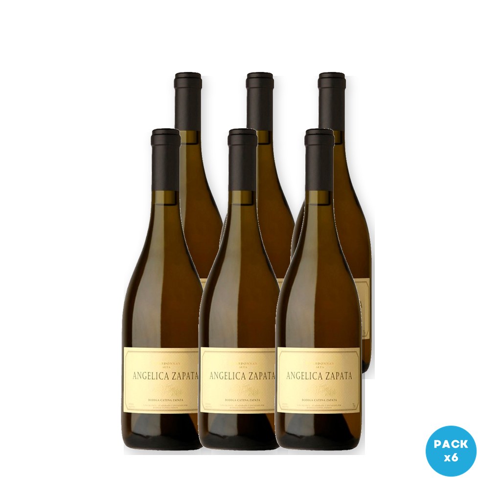 Angélica Zapata - Vino Alta Chardonnay 750ml - 6 unidades