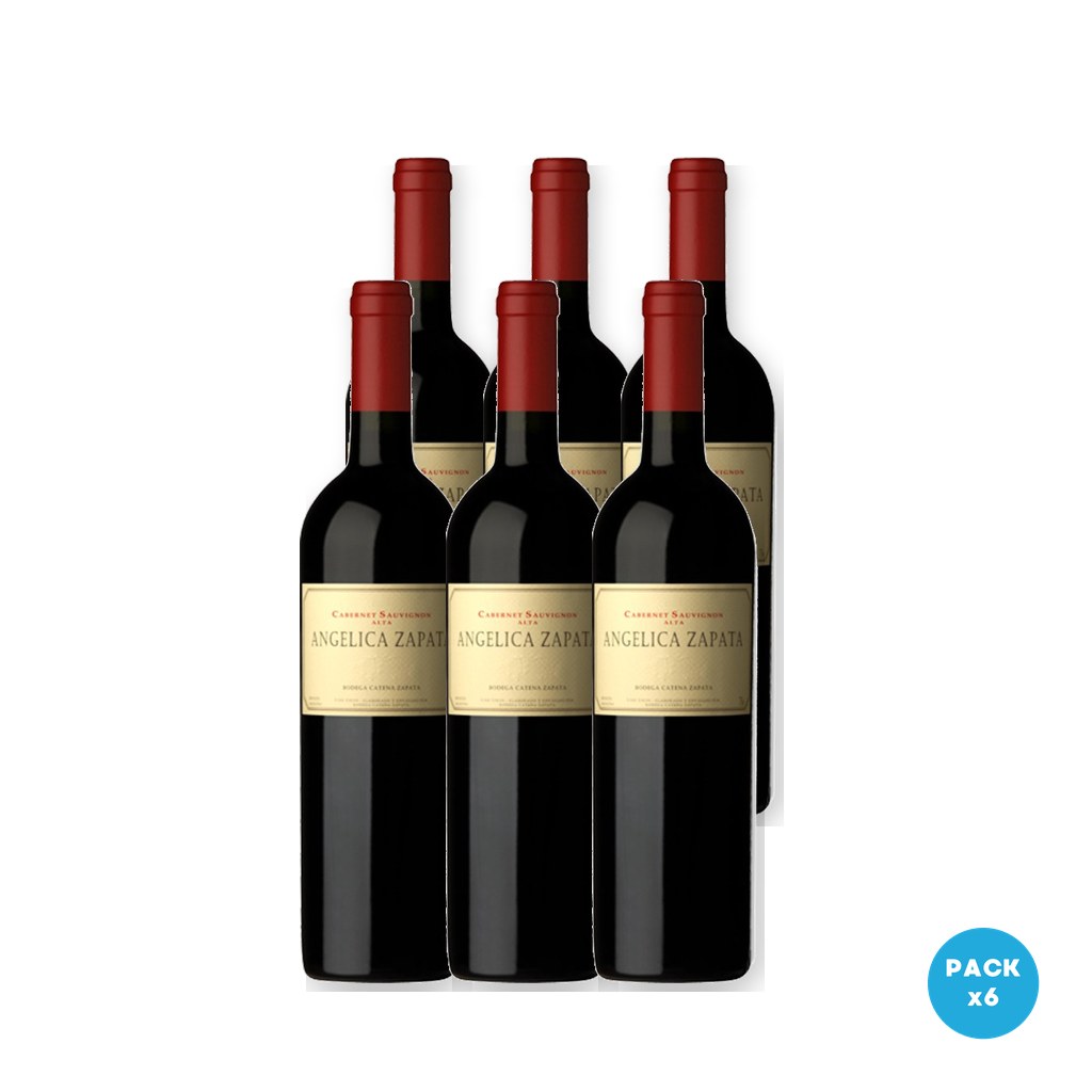 Angélica Zapata - Vino Alta Cabernet Sauvignon 750ml - 6 unidades