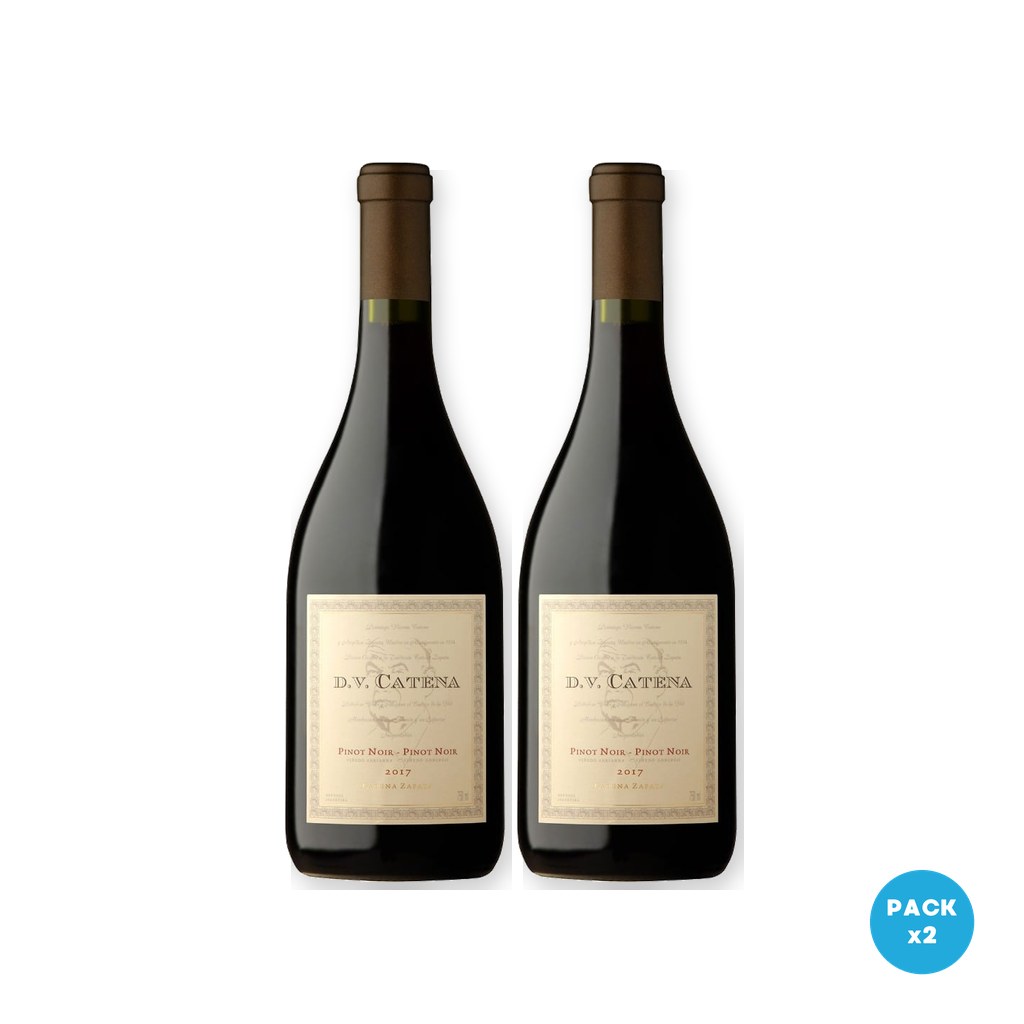 DV Catena – Vino Tinto Pinot Noir 750ml – 2 unidades DV Catena - Vino Tinto Pinot Noir 750ml - 2 unidades