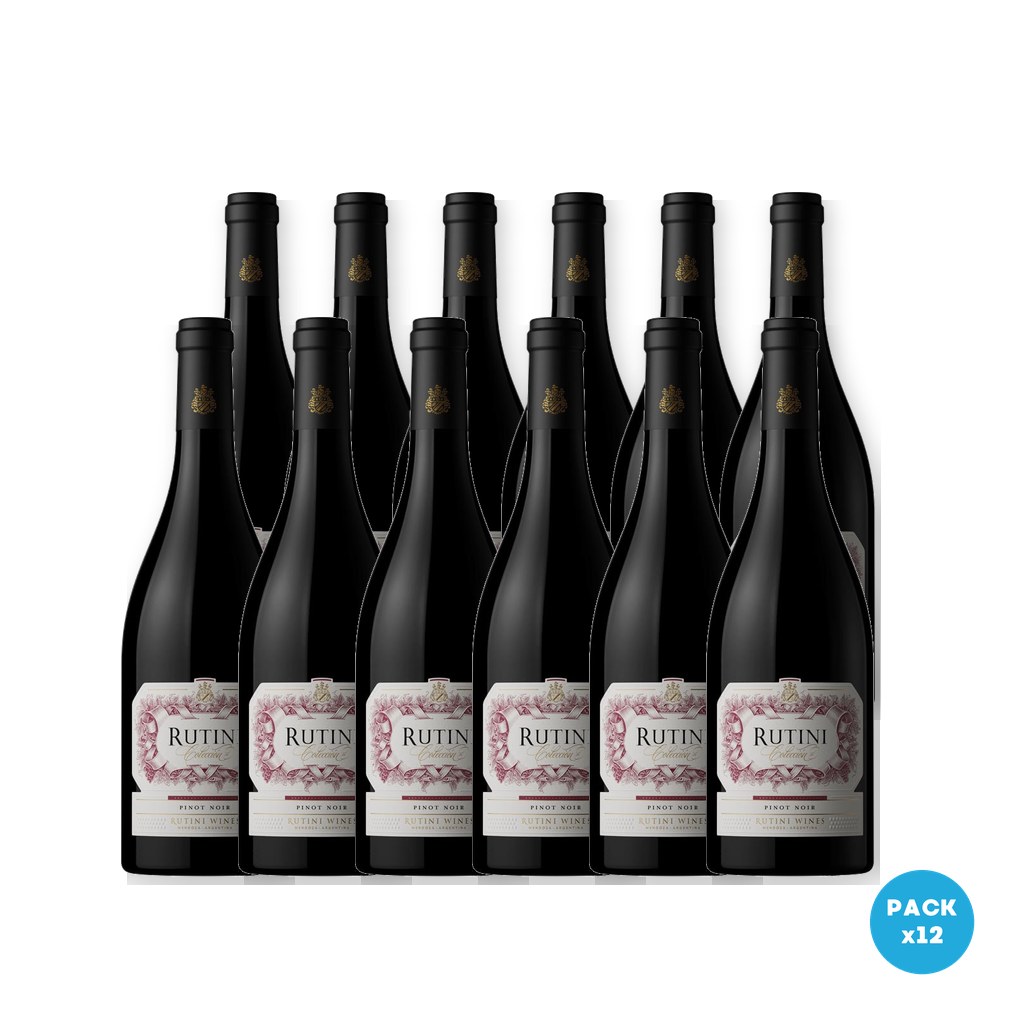 Rutini – Vino Colección Pinot Noir 750ml – 12 unidades Rutini - Vino Colección Pinot Noir 750ml - 12 unidades