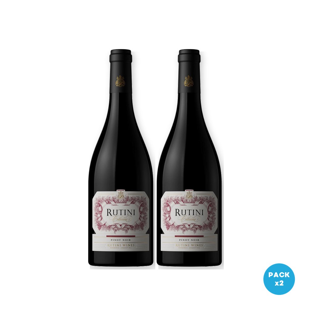 Rutini – Vino Colección Pinot Noir 750ml – 2 unidades Rutini - Vino Colección Pinot Noir 750ml - 2 unidades