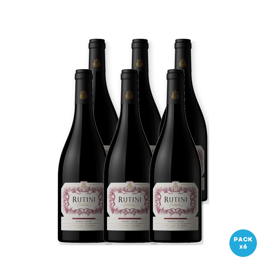 Rutini - Vino Colección Pinot Noir 750ml - 6 unidades