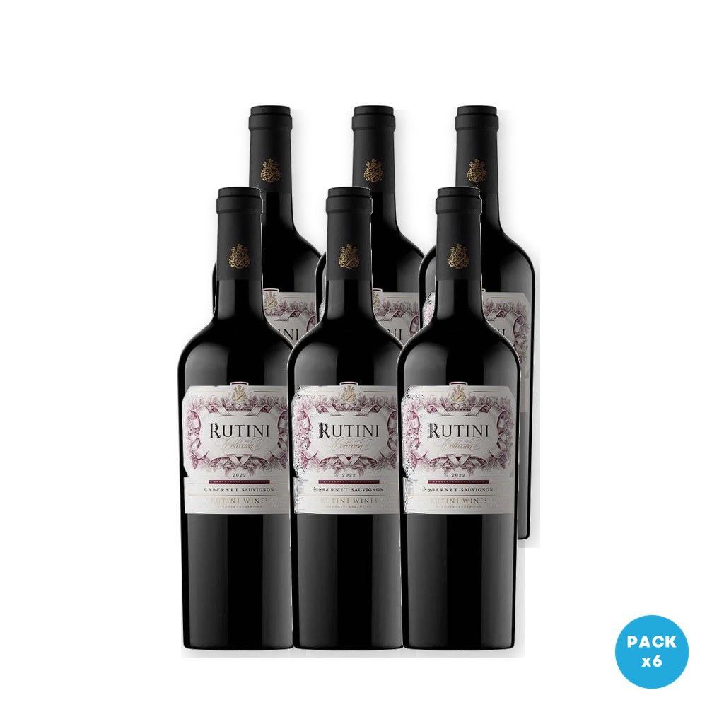 Rutini - Vino Colección Cabernet Sauvignon 750ml - 6 unidades