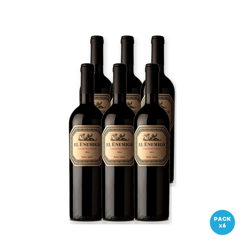 El Enemigo - Vino Tinto Cabernet Franc 750ml - 6 unidades