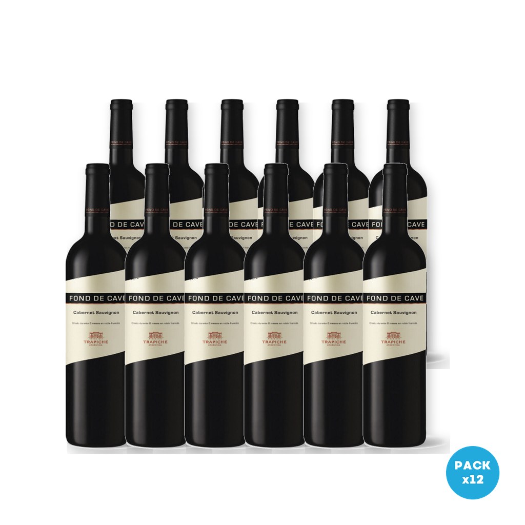 Fond de Cave – Vino Tinto Cabernet Sauvignon 750ml – 12 unidades Fond de Cave - Vino Tinto Cabernet Sauvignon 750ml - 12 unidades