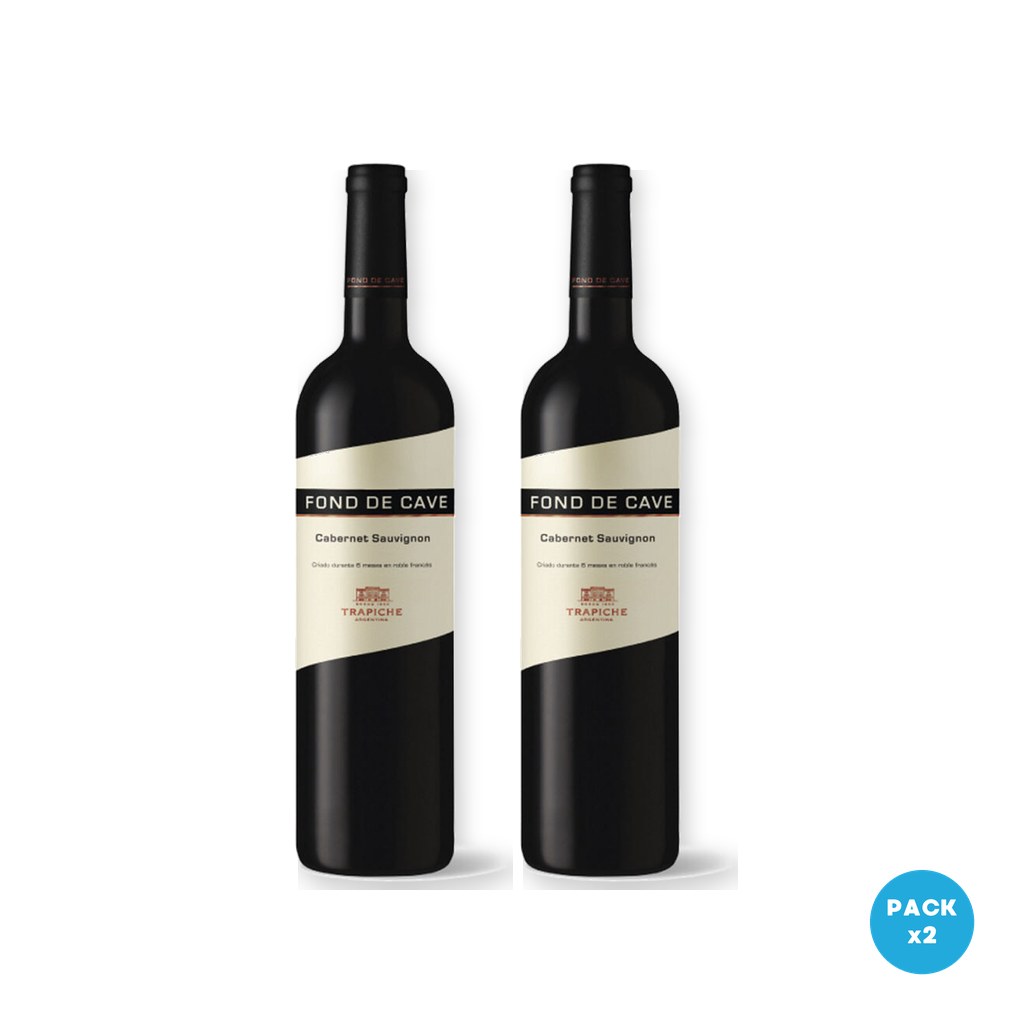 Fond de Cave – Vino Tinto Cabernet Sauvignon 750ml – 2 unidades Fond de Cave - Vino Tinto Cabernet Sauvignon 750ml - 2 unidades