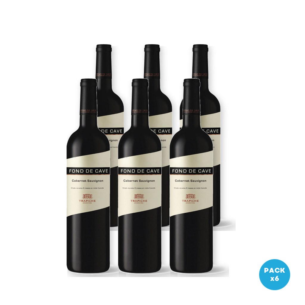 Fond de Cave - Vino Tinto Cabernet Sauvignon 750ml - 6 unidades