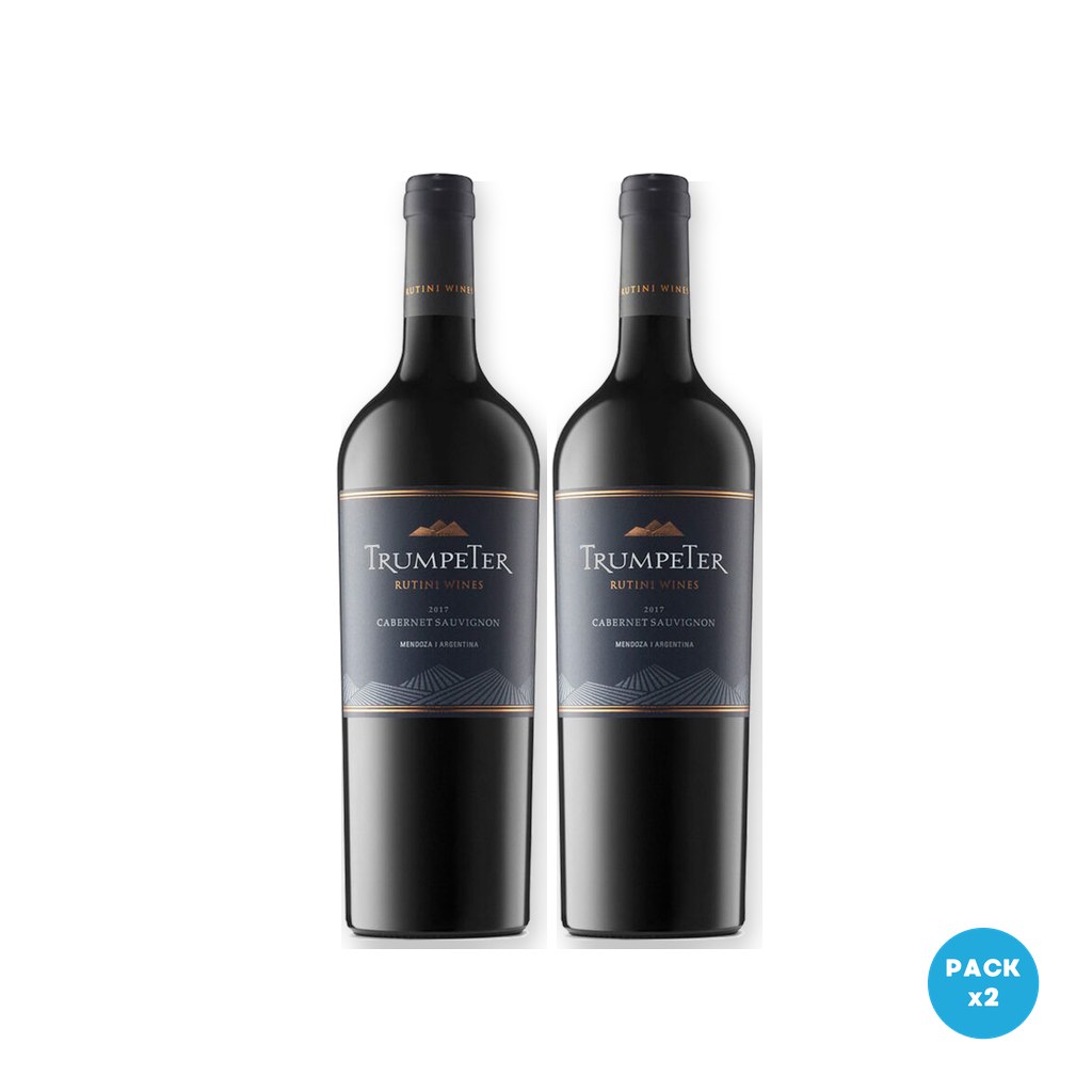 Trumpeter – Vino Tinto Cabernet Sauvignon 750ml – 2 unidades Trumpeter - Vino Tinto Cabernet Sauvignon 750ml - 2 unidades