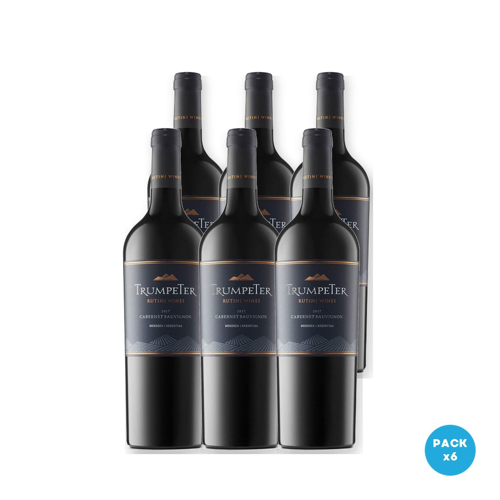 Trumpeter - Vino Tinto Cabernet Sauvignon 750ml - 6 unidades