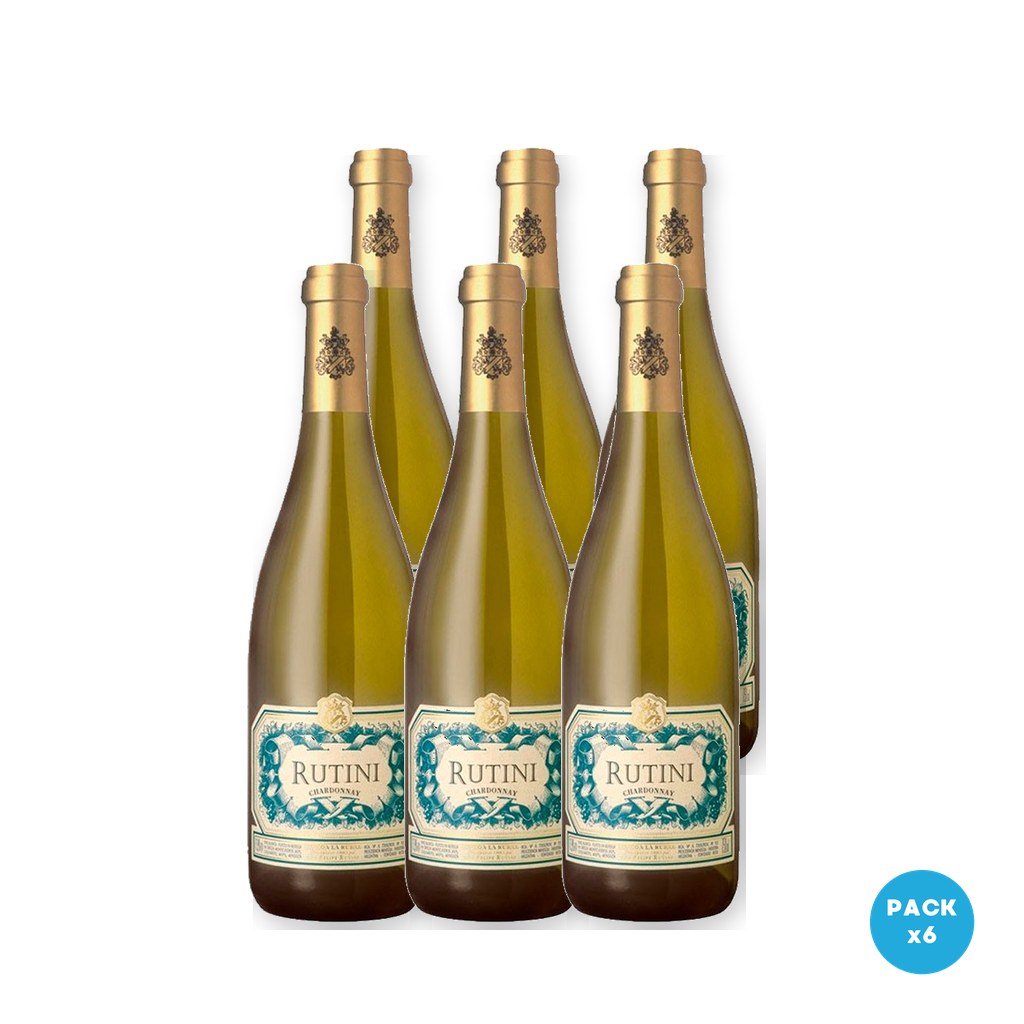 Rutini - Vino Colección Chardonnay 750ml - 6 unidades