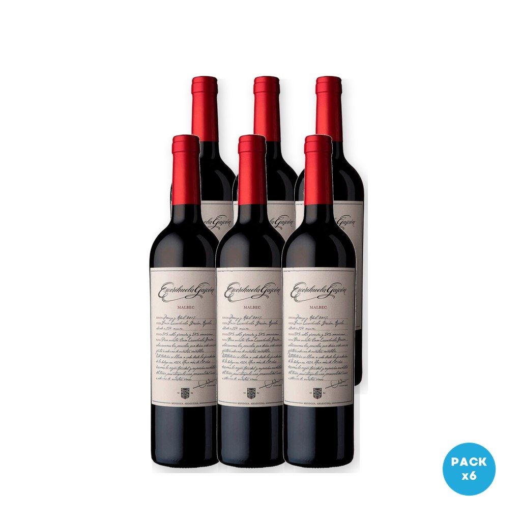 Escorihuela - Vino Tinto Gascon 750ml - 6 unidades