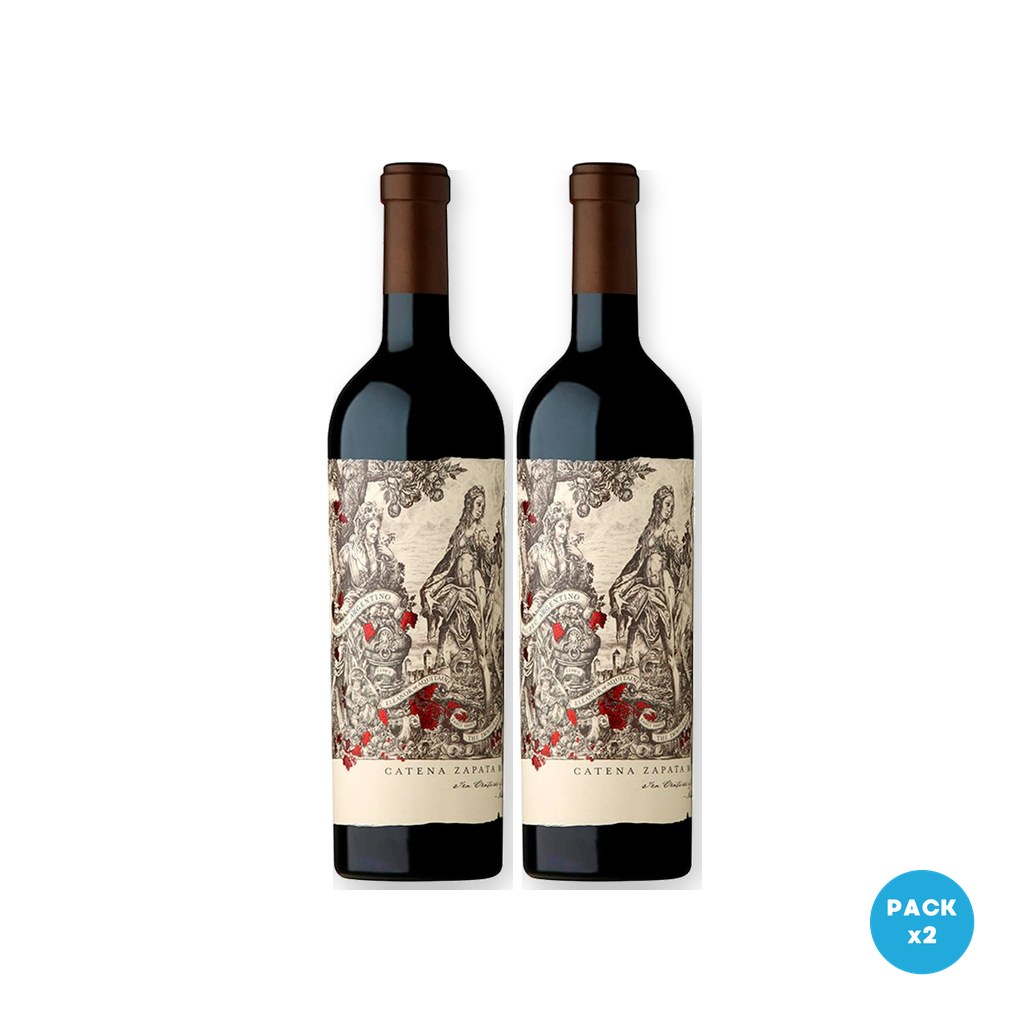 Catena Zapata – Vino Malbec Argentino 750ml – 2 unidades Catena Zapata - Vino Malbec Argentino 750ml - 2 unidades