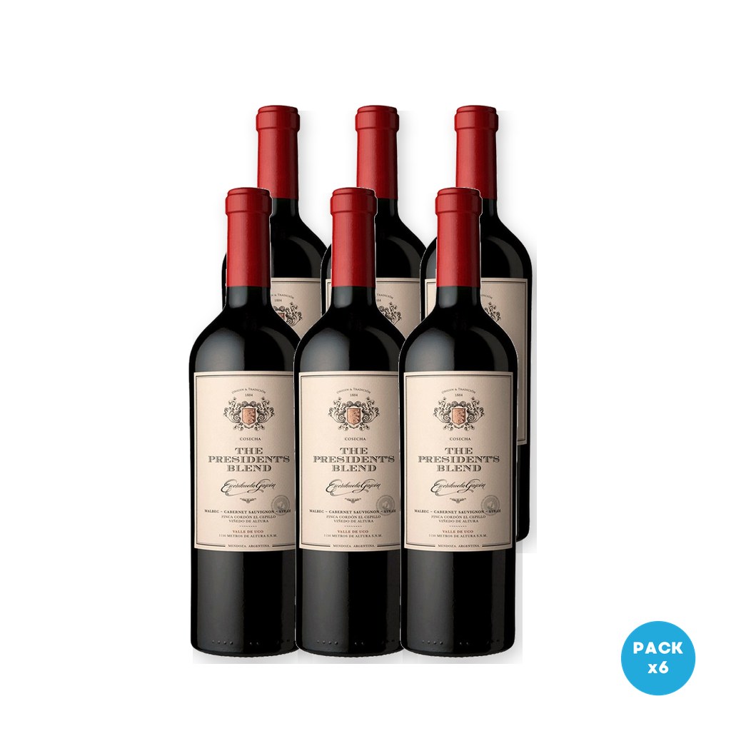 Escorihuela Gascon - Vino The President´S Bl Blend 750ml - 6 unidades