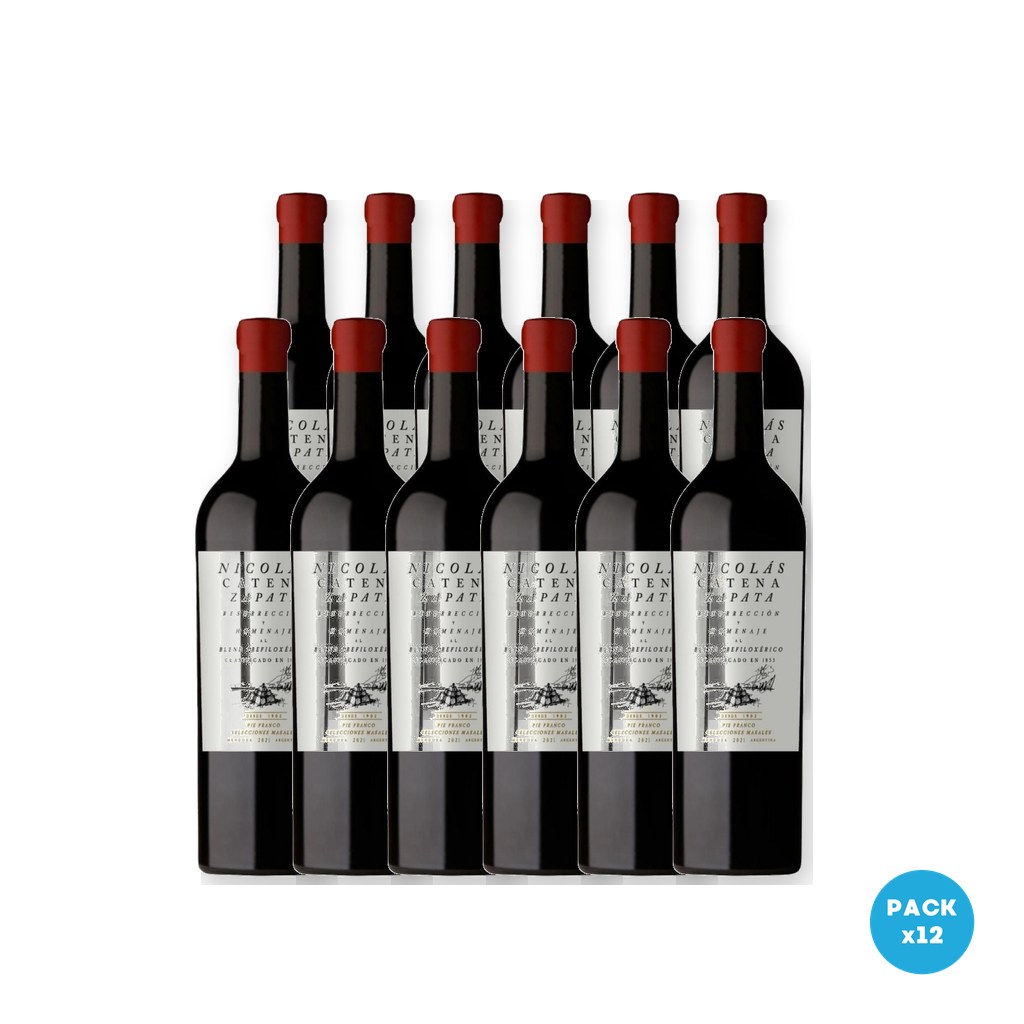 Catena Zapata – Vino Nicolas Blend 750ml – 12 unidades Catena Zapata - Vino Nicolas Blend 750ml - 12 unidades