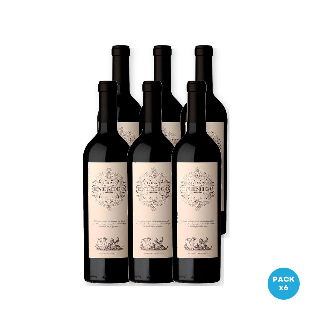 El Enemigo - Vino El Gran Enemigo S V Cab Franc Malbec Blend 750ml - 6 unidades