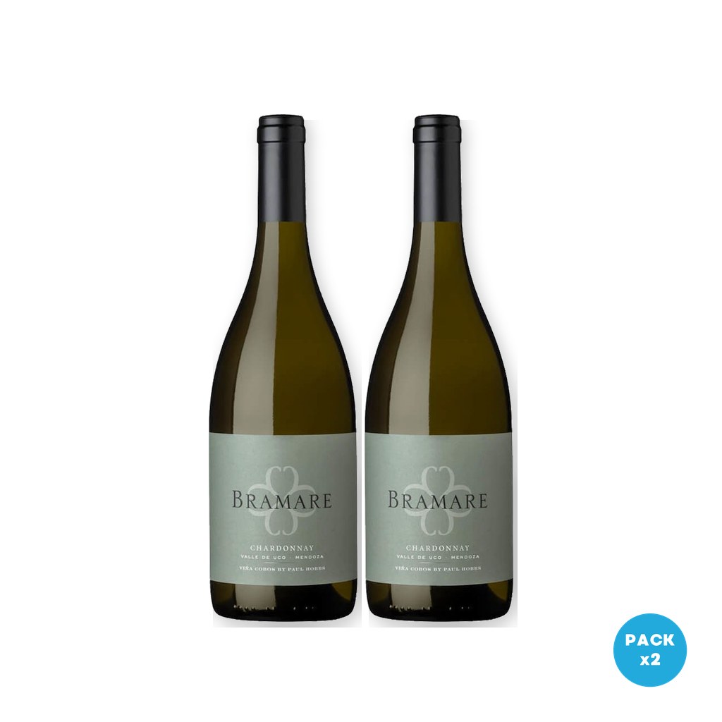 Viña Cobos – Vino Bramare Valle De Uco Chardonnay 750ml – 2 unidades Viña Cobos - Vino Bramare Valle De Uco Chardonnay 750ml - 2 unidades