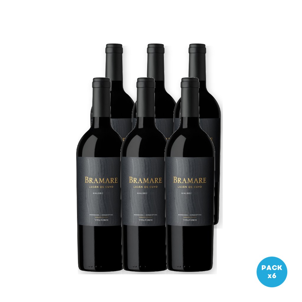 Viña Cobos - Vino Bramare Lujan Cuyo Malbec 750ml - 6 unidades