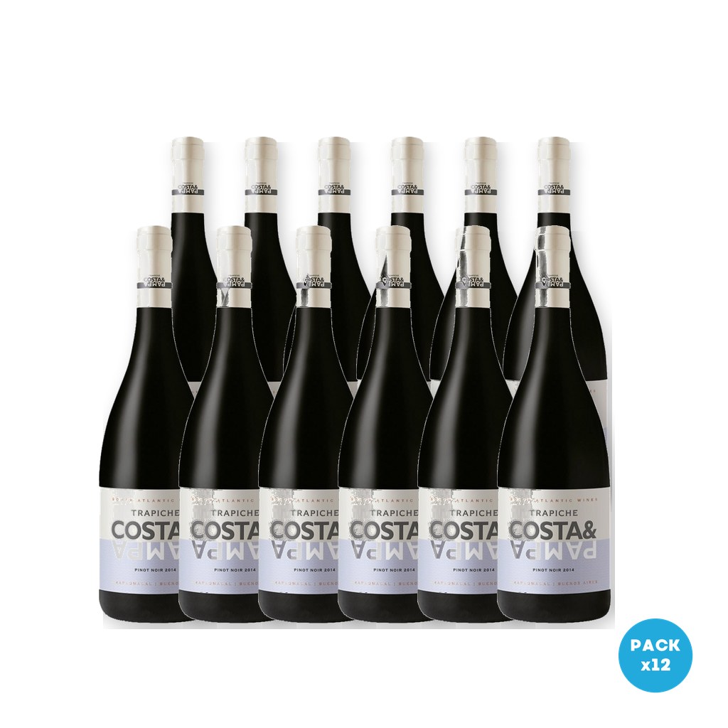 Trapiche – Vino Costa&Pampa Pinot Noir 750ml – 12 unidades Trapiche - Vino Costa&Pampa Pinot Noir 750ml - 12 unidades