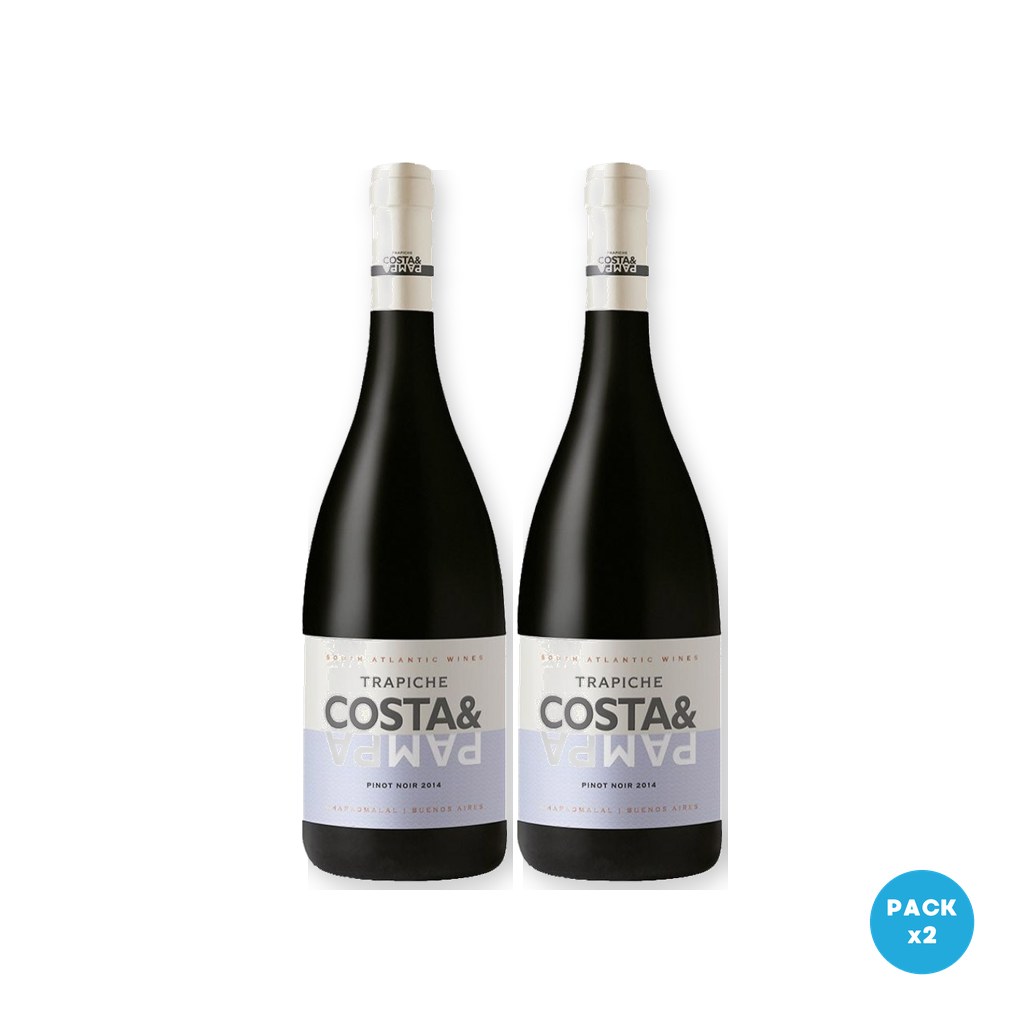 Trapiche – Vino Costa&Pampa Pinot Noir 750ml – 2 unidades Trapiche - Vino Costa&Pampa Pinot Noir 750ml - 2 unidades