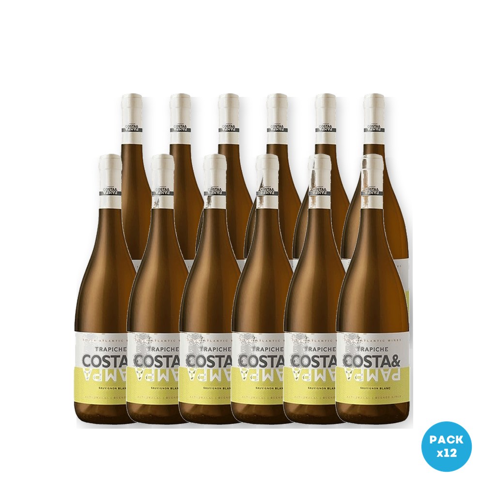 Trapiche – Vino Costa&Pampa Sauvignon Blanc 750ml – 12 unidades Trapiche - Vino Costa&Pampa Sauvignon Blanc 750ml - 12 unidades