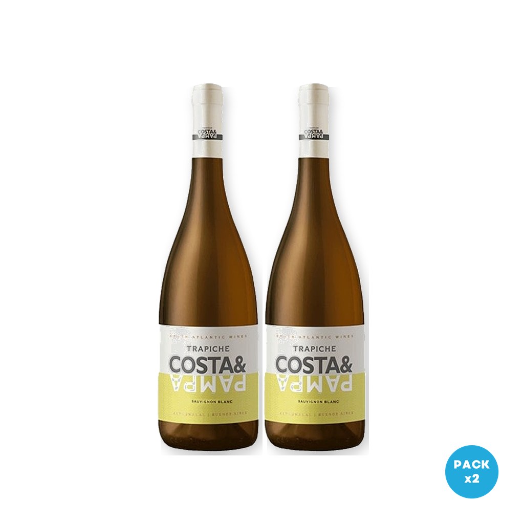 Trapiche – Vino Costa&Pampa Sauvignon Blanc 750ml – 2 unidades Trapiche - Vino Costa&Pampa Sauvignon Blanc 750ml - 2 unidades